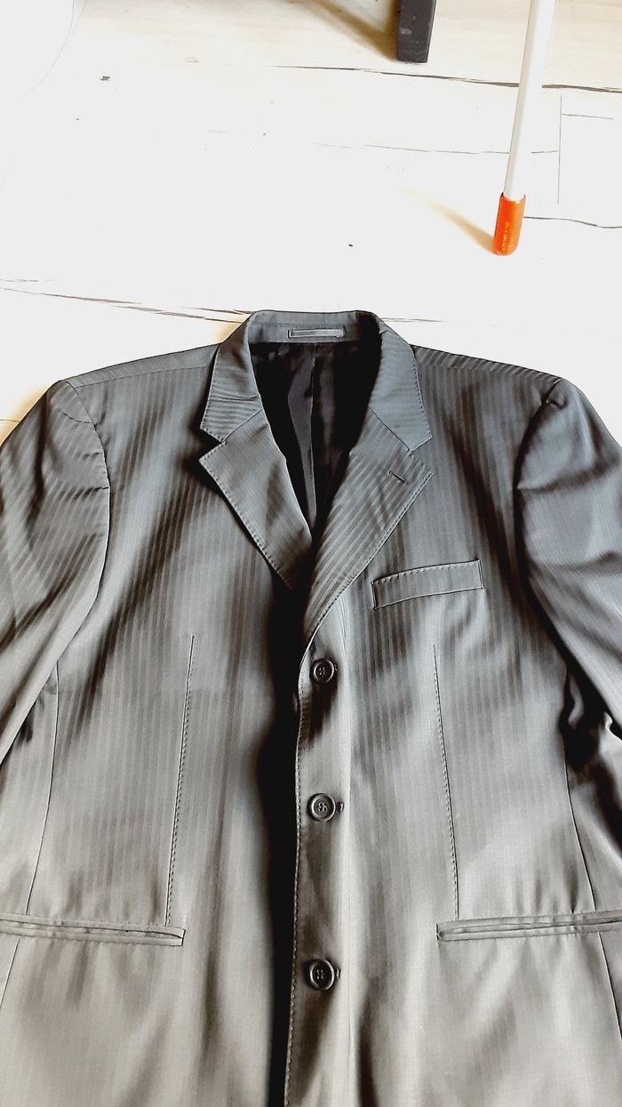 Vêtement homme veste de costume blazer gris Devred taille 56 - photo numéro 5