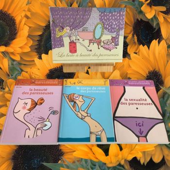 Coffret 3 livres "La boîte à beauté des paresseuses"
