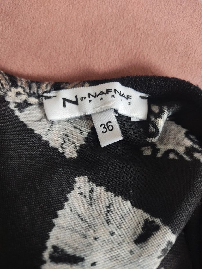 Longue robe manches longues velours Naf Naf 36 - photo numéro 6