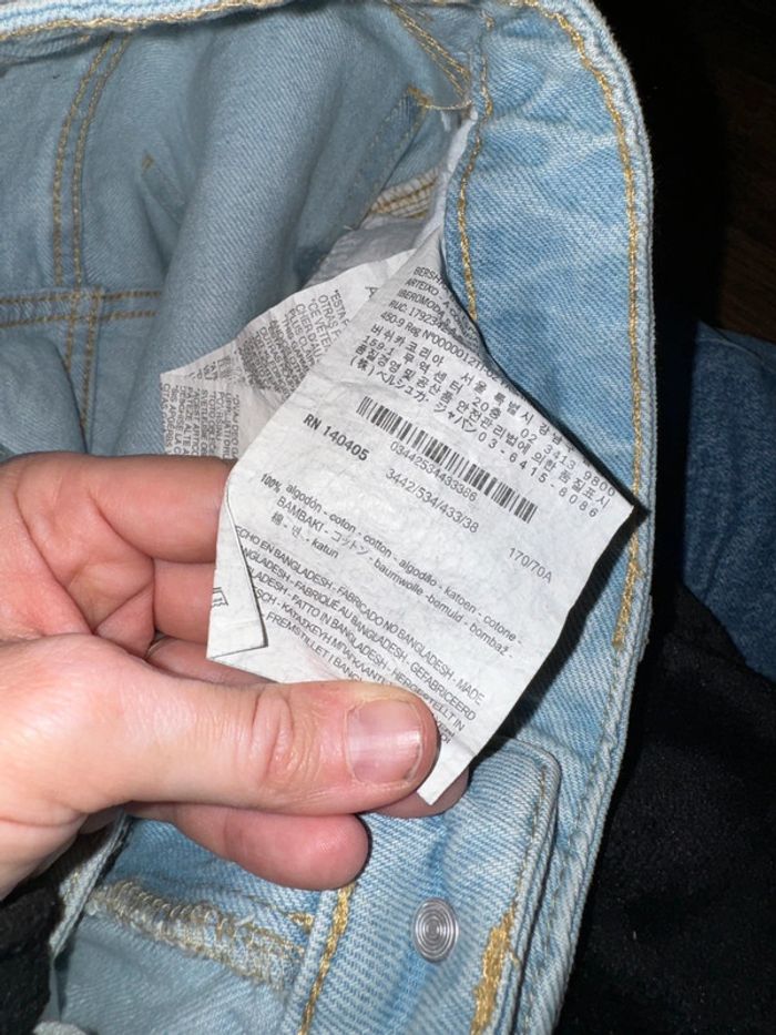 Short en jeans bershka Taille 38 - photo numéro 5