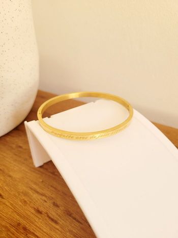 Bracelet en acier inoxydable-Doré
