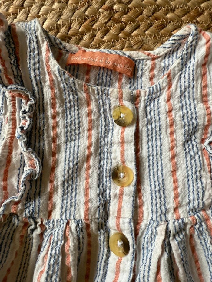 Robe rayé - taille 24 mois - photo numéro 2