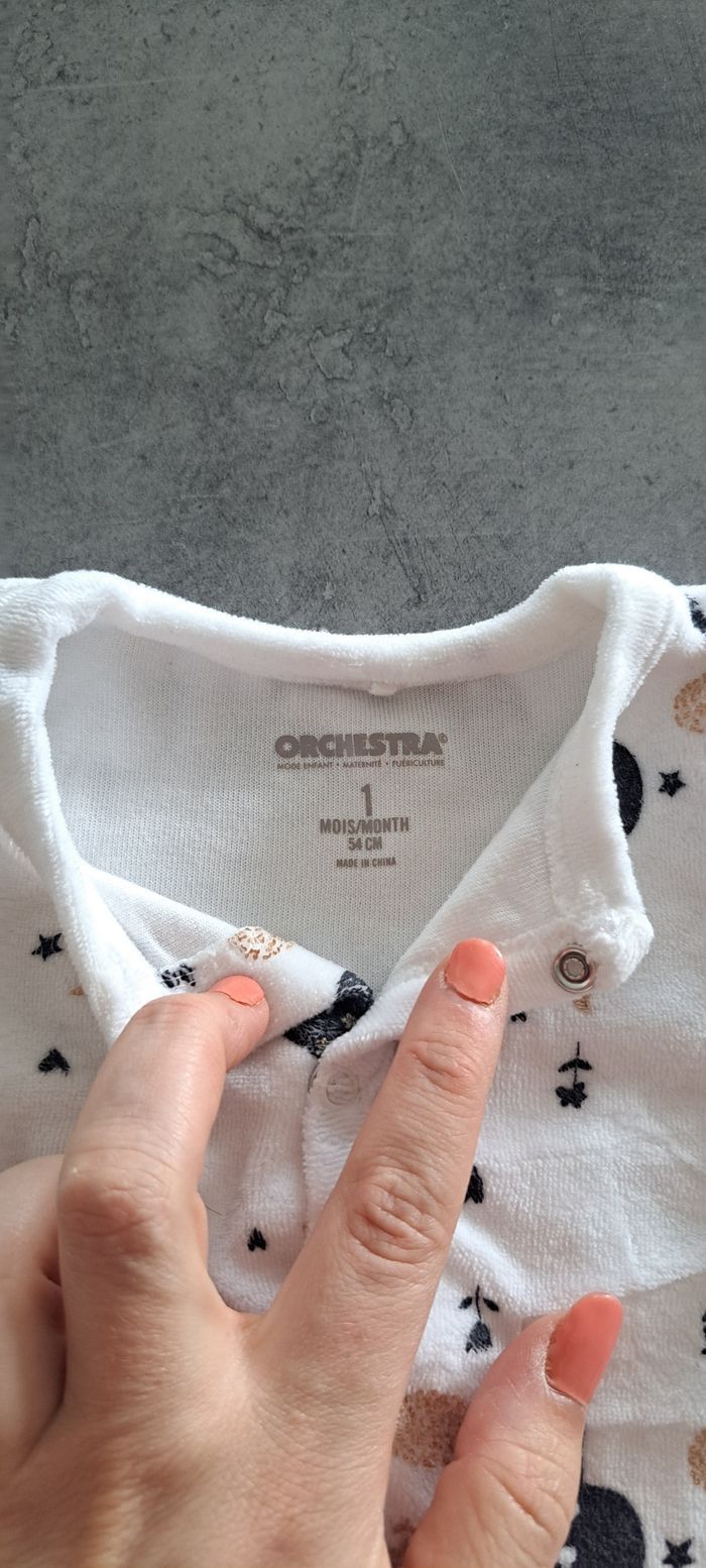 Lot 3 pyjama bébé 1mois - photo numéro 3