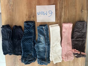 Lot pantalons fille taille 6 mois