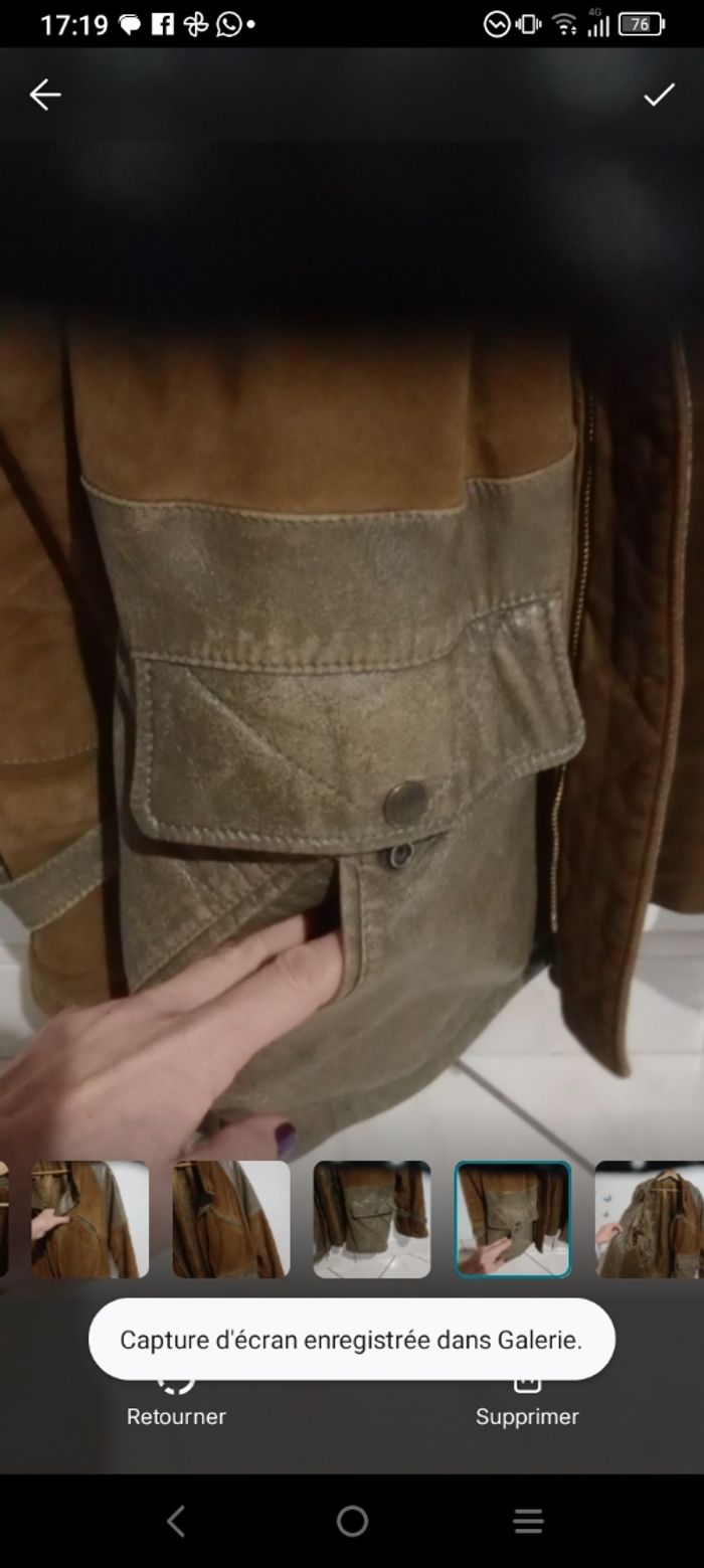 Blouson vintage L bimatière c84 - photo numéro 4