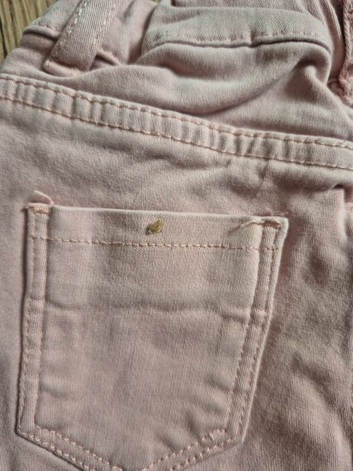 Ensemble Jean pantalon rose zara baby 12/18 mois et Tee-shirt manche courte sequins - photo numéro 7