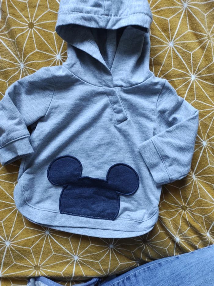 Sweat shirt Mickey capuche - photo numéro 2