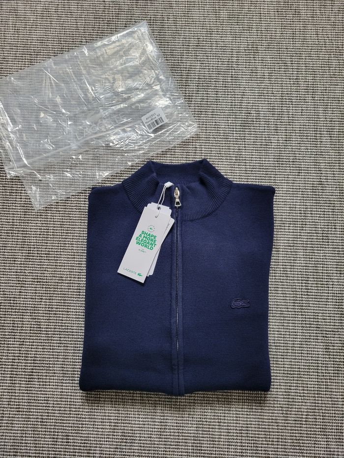 Veste Zippé Lacoste Bleue - photo numéro 2