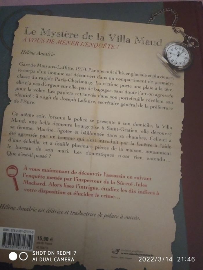 Le mystère de la villa maud - photo numéro 2