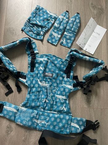 Portage préformé prefo de la marque Isara modèle The one coloris édition limitée Marine Life Oceania WWF