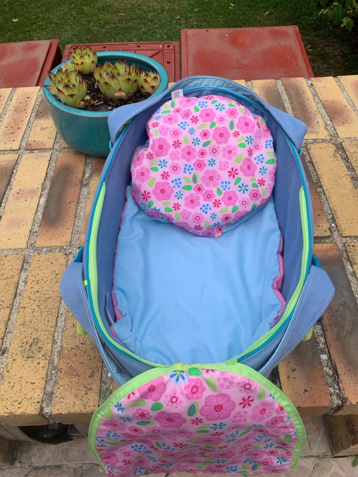 Couffin lit  pour poupée de 36 cm maxi avec linge de lit - photo numéro 3