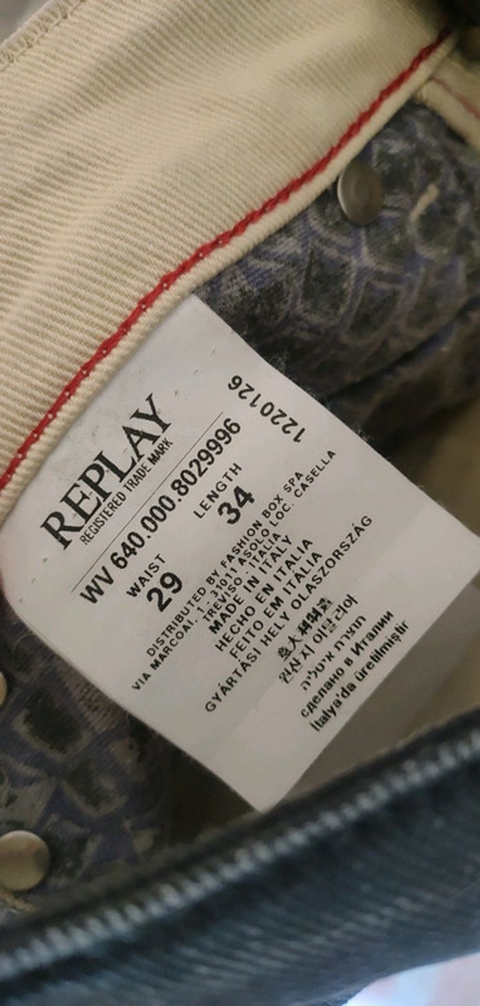 Jeans replay - photo numéro 5