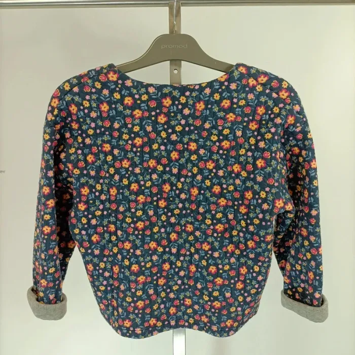 Veste matelassée enfant manches longues CMT Atelier enfant 8 ans, coton matelassé A338 - photo numéro 2