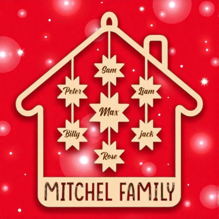 Décoration de Noël personnalisé maison famille - photo numéro 2