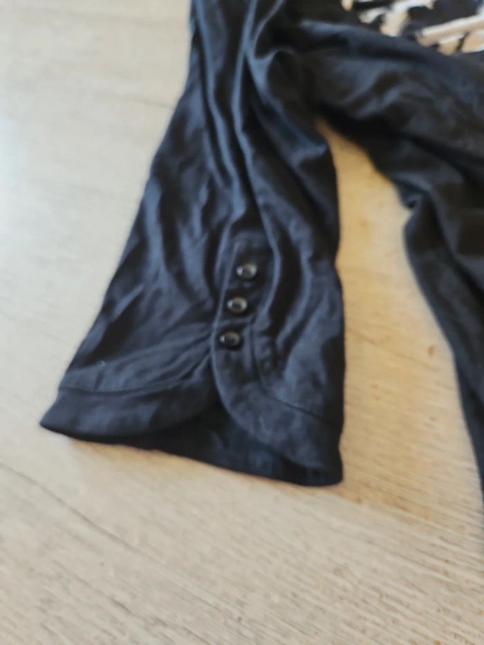 Débardeur avec gilet noir, 2 en 1, Your Sixth Sense, taille L/XL, nickel - photo numéro 9
