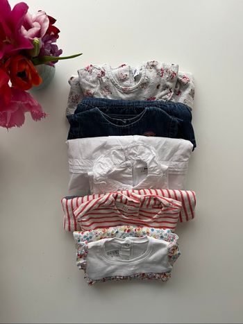 Lot de 5 robes - 6 mois - Petit Bateau - Cadet Rousselle - Zippy - Cyrillus