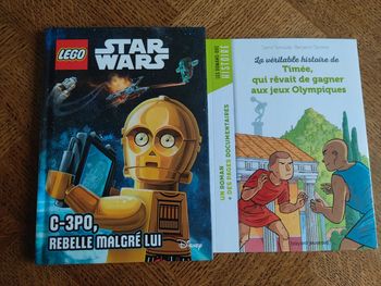 Lot livre Lego Star wars et roman d'histoire