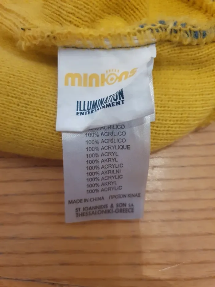 Bonnet +gants les minions - photo numéro 3