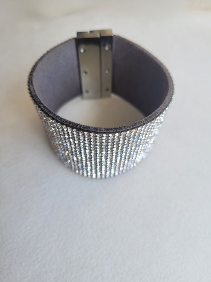 Bracelet manchette strass fantaisie