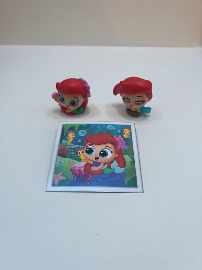 Disney Doorables Remember When - Lot complet Ariel, bébé Ariel et la carte
