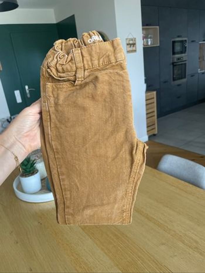 Pantalon camel slim taille 6 ans