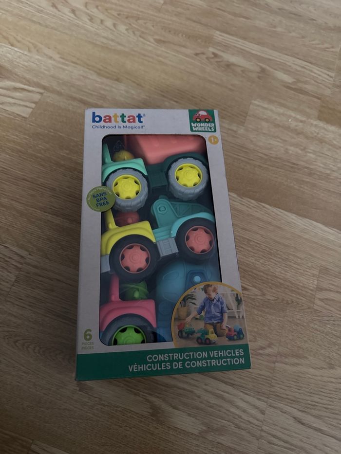 Jouet voiture de construction sans bpa