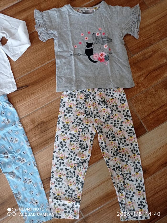 Lot 2 pyjamas fins liberty Naf Naf 4 ans - photo numéro 7