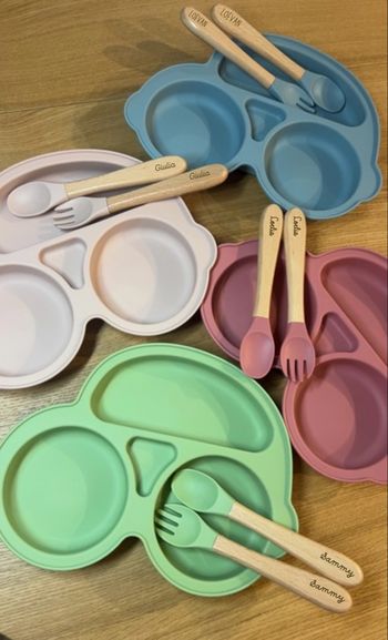 Ensemble de repas bébé personnalisé 