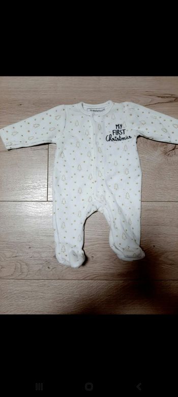 Pyjama Noël 1 mois