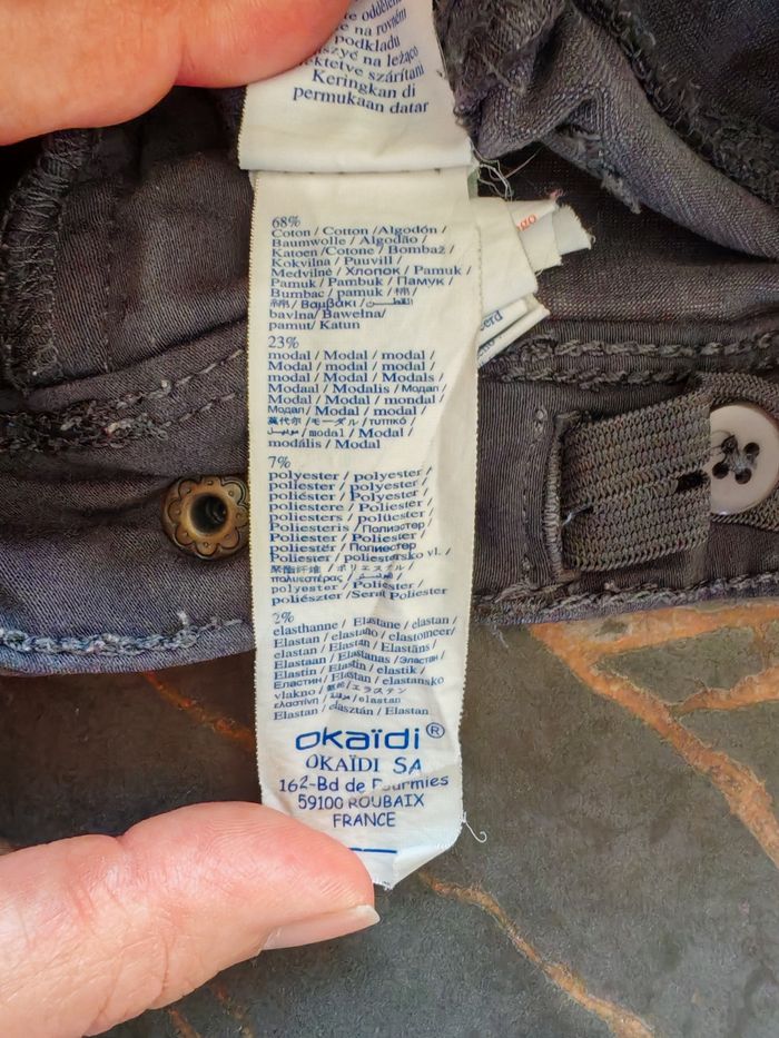 Pantalon skinny anthracite Okaïdi 4 ans - photo numéro 7