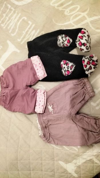 3 pantalons 1 mois