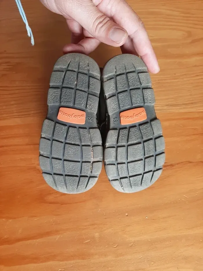 Babybotte chaussures montantes de marche mixte pointure 22 - photo numéro 6