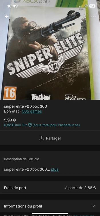 Lot réservé sniper