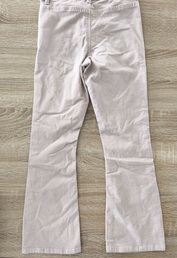 Pantalon velours vieux rose