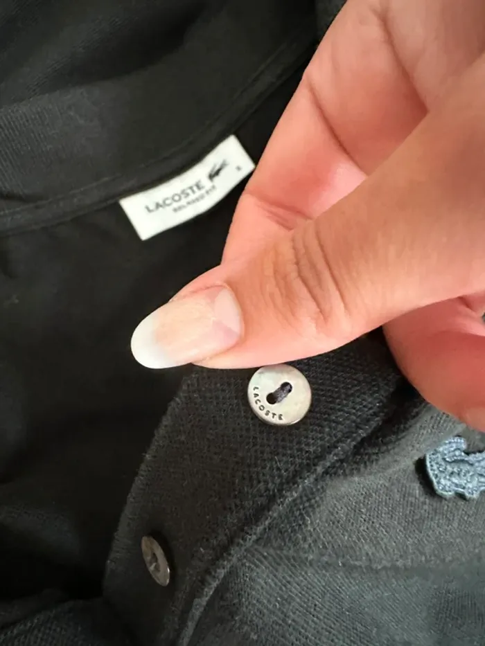 Robe polo Lacoste noire taille 36 - photo numéro 5