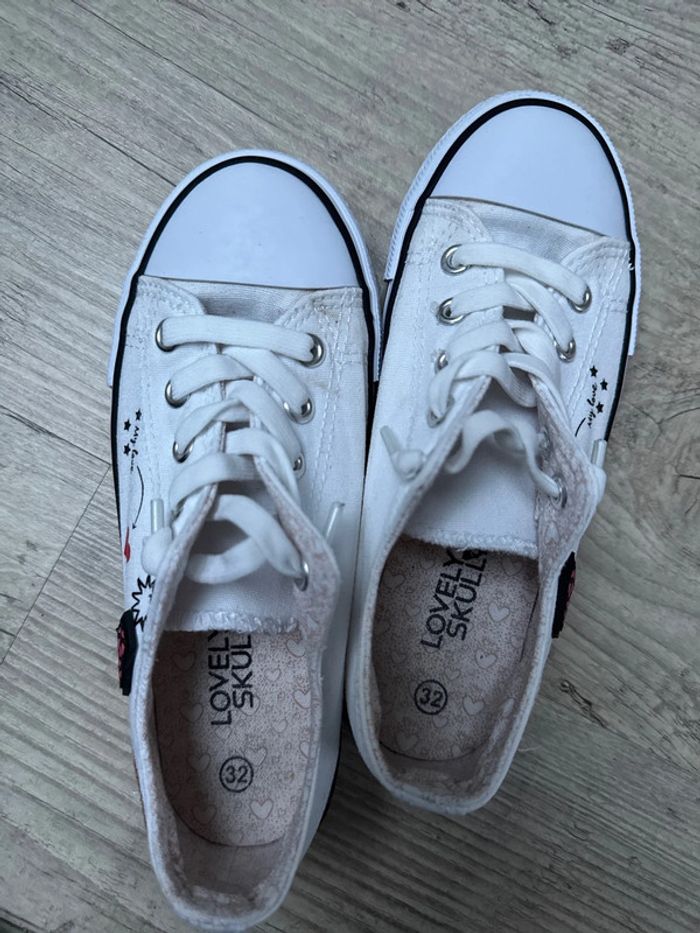 Chaussures en toile Lovely skull 32 TBE - photo numéro 6