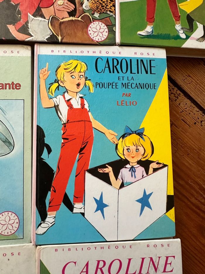 Lot de 7 livres Caroline romans histoires Bibliothèque rose anciens vintage Pierre Probst - photo numéro 4