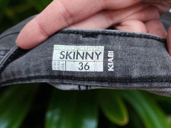 Jean skinny gris noir 36 - photo numéro 5
