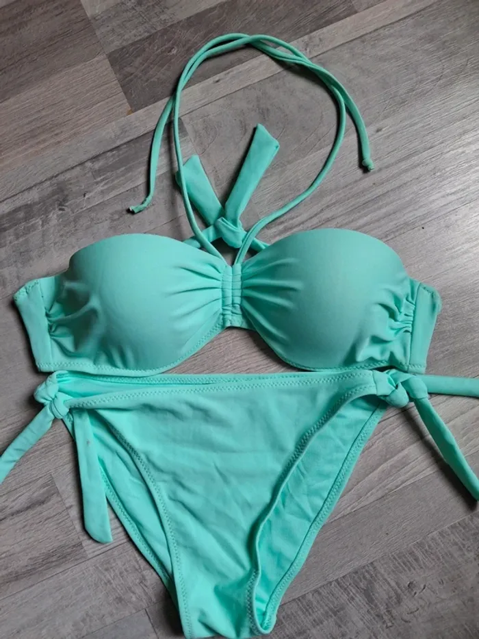 Maillot 2pces vert d’eau