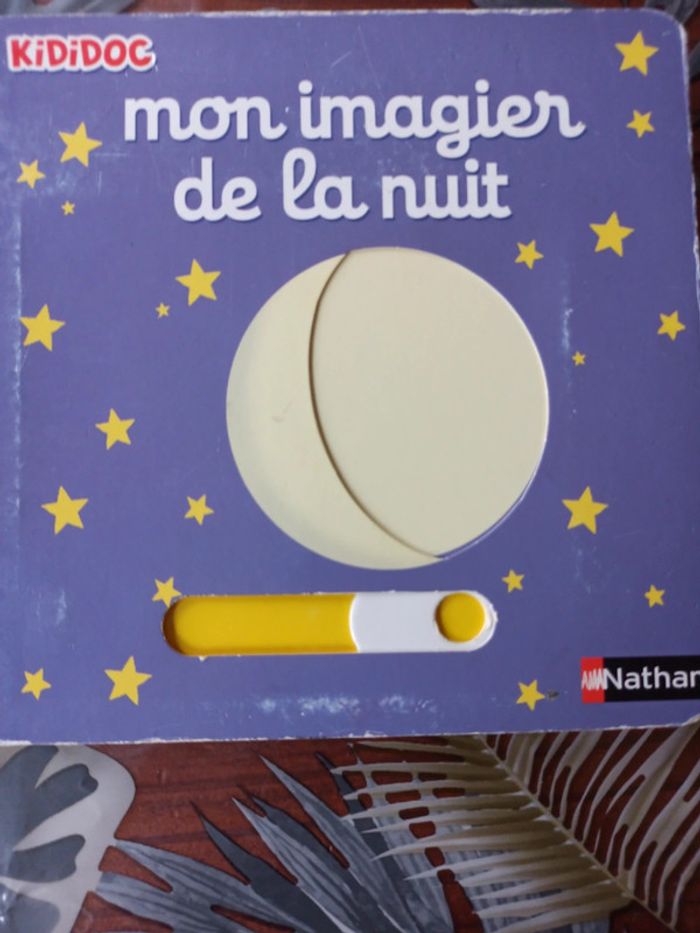 Livre kididoc mon imagier de la nuit