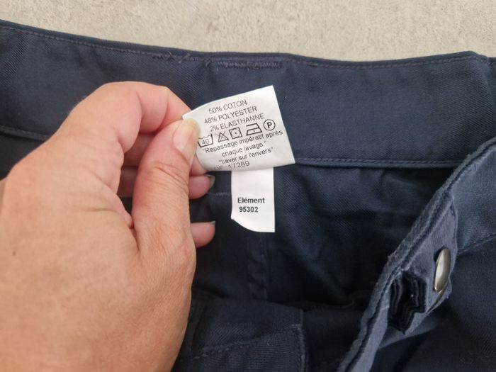 Pantalon treillis bleu taille 46 NEUF - photo numéro 4