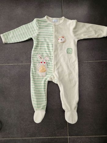 Pyjama velours taille 12 mois