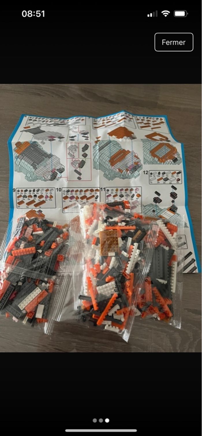 Kit de Construction Blocs – Bouledogue Cool avec Lunet - photo numéro 2