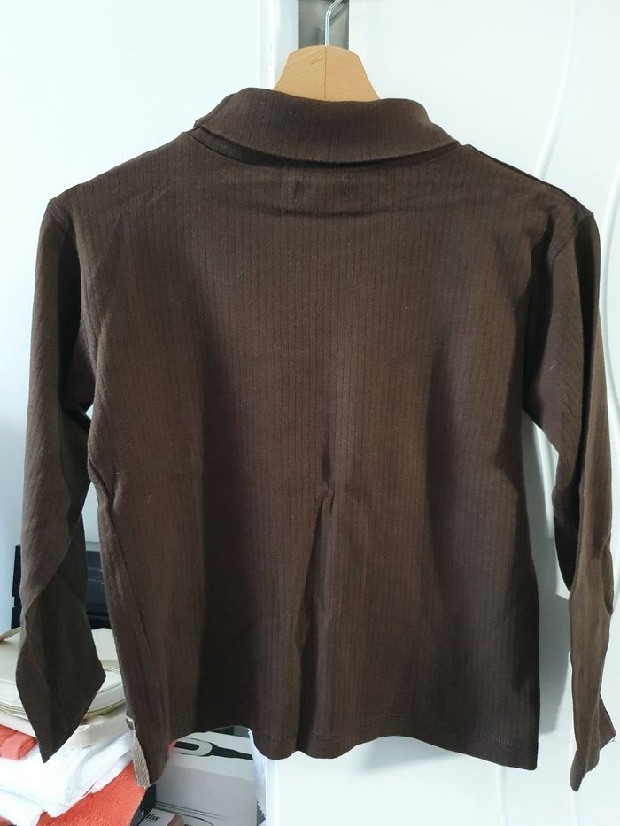 Col roulé marron - photo numéro 4