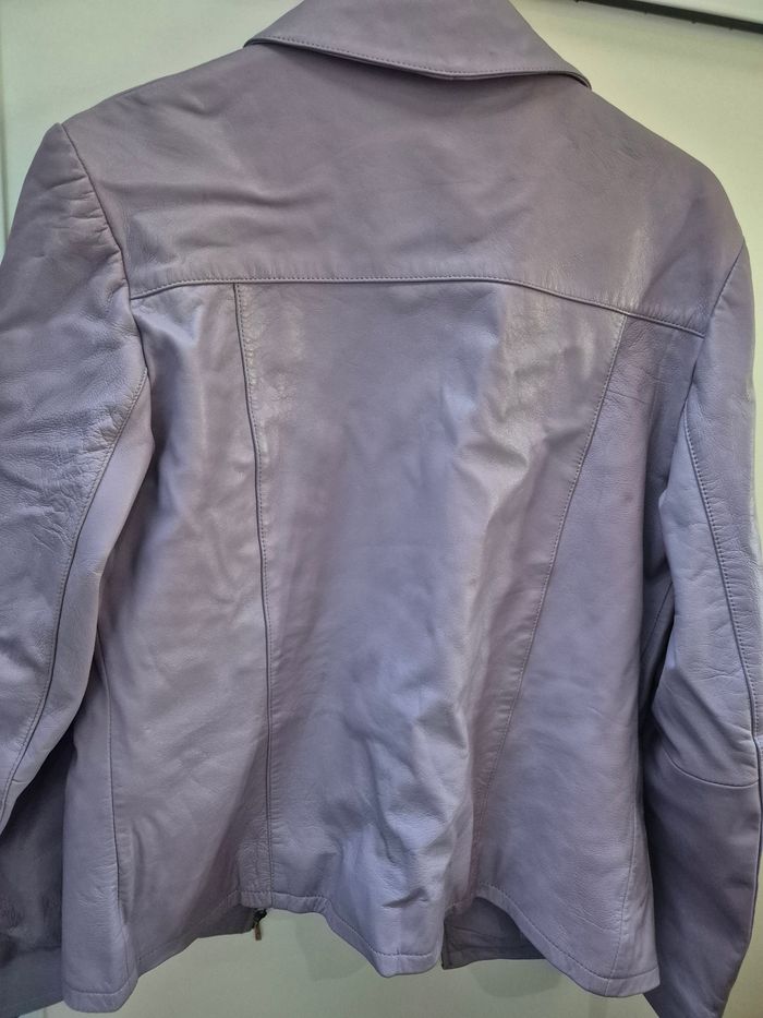 Veste cuir violet TU - photo numéro 3