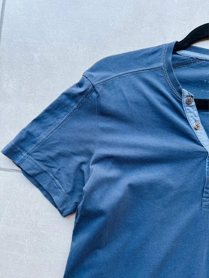 Magnifique t-shirt bleu Tom Tailor S - photo numéro 3