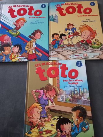 Lot 3 bd les blagues de toto tome 1 2 3