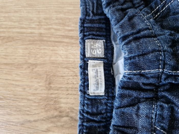 Jean Denim Bébé Garçon Foncé Revers Timberland - 6 mois - photo numéro 2