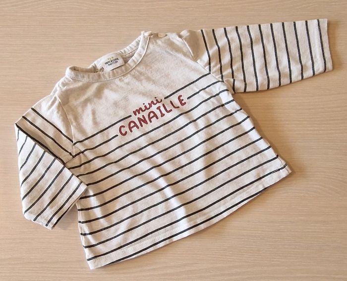 T-shirt longues manches fille - photo numéro 2