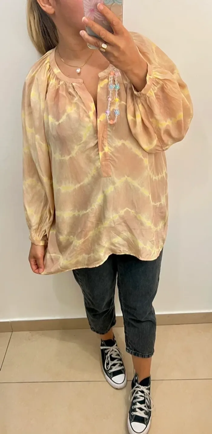 Blouse Large Tie And Dye Maje - photo numéro 5